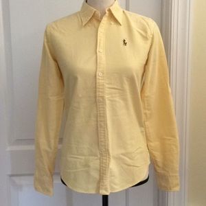 Yellow Ralph Lauren Button Down
